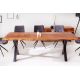 Mese dining - Masa design industrial Amazonas X 180cm natur Sheesham