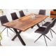 Mese dining - Masa design industrial Amazonas X 180cm natur Sheesham