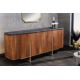 Comode - Comoda design retro Gatsby 160cm Mango/ marmura neagra