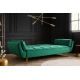Canapele - Canapea extensibila BOUTIQUE 215cm verde/ auriu