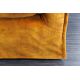 Canapele - Canapea confortabila Heaven 205cm, catifea galben mustar