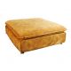 Banchete-Tabureti - Taburete confortabil, suport pentru picioare Heaven 100cm, catifea galben mustar
