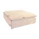 Banchete-Tabureti - Taburete confortabil, suport pentru picioare Heaven 100cm, catifea galben mustar