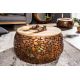 Masute Living - Set de 2 masute design unicat Stone Mosaic, cupru