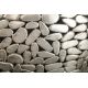 Masute Living - Set de 2 masute design unicat Stone Mosaic, argintiu