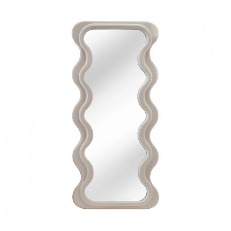 Oglinzi - Oglinda de perete design modern CURVY 160cm, greige