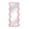 Oglinda de perete design modern CURVY 160cm, roz
