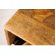 Masute Living - Raft pentru sticle vin/ Masuta laterala CUBUS 40cm mango