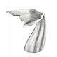Masute Living - Masuta laterala design unic WILDLIFE WALFLOSSE 65cm argintiu