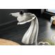 Masute Living - Masuta laterala design unic WILDLIFE WALFLOSSE 65cm argintiu