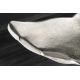 Masute Living - Masuta laterala design unic WILDLIFE WALFLOSSE 65cm argintiu