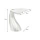 Masute Living - Masuta laterala design unic WILDLIFE WALFLOSSE 65cm argintiu