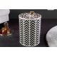 Masute Living - Masuta auxiliara design unicat Bone Inlay 45cm