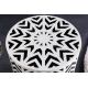 Masute Living - Masuta auxiliara design unicat Bone Inlay 45cm