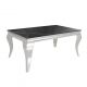 Masute Living - Masuta MODERN BAROCK 100cm crom/ negru