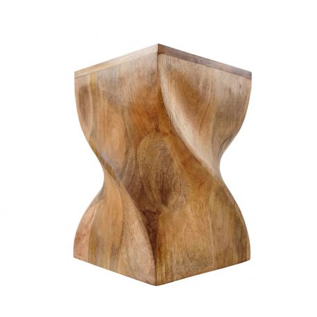 Masute Living - Masuta design unicat Twist 45cm, mango