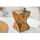 Masute Living - Masuta design unicat Twist 45cm, mango