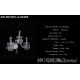 Aplice Cristal Bohemia - Aplica 3 brate cristal Bohemia N21 007/03/1-A