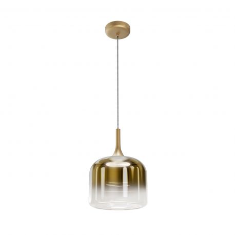 Pendule, Lustre suspendate - Lustra/Pendul LED design modern Spirito auriu