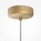 Pendule, Lustre suspendate - Lustra/Pendul LED design modern Spirito auriu