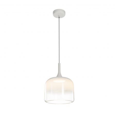 Pendule, Lustre suspendate - Lustra/Pendul LED design modern Spirito alb