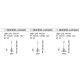Pendule, Lustre suspendate - Lustra/Pendul LED design modern Bangkok D-40cm
