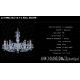 Lustre Cristal Bohemia - Lustra cu 12 brate, cristal Bohemia L11 006/12/1-A, F 1 floor