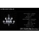 Lustre Cristal Bohemia - Lustra 8 brate eleganta design LUX L11 901/12/0, F 2 floor