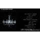 Lustre Cristal Bohemia - Lustra 8 brate eleganta design LUX, L11 901/08/0