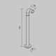 Stalpi - Stalp LED iluminat exterior modern IP65 Sleek H-50cm