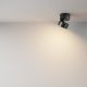 Plafoniere cu spoturi, Spoturi aplicate - Spot LED aplicat directionabil Onda negru 3000K