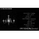 Lustre Cristal Bohemia - Lustra 5 brate eleganta design LUX, L11 901/05/0