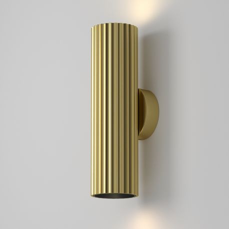 Aplice, corpuri de iluminat pentru pereti - Aplica ambientala stil minimalist Calipso 2 alama