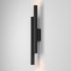 Aplica LED ambientala stil minimalist Calipso 24W negru