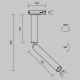 Spoturi, Proiectoare pe sina - Spot LED, accesoriu pentru sinele monofazate Unity, Dual alb
