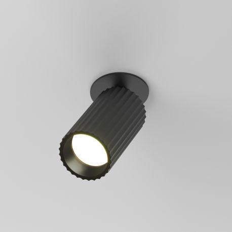 Spoturi tavan fals - Spot incastrabil stil minimalist Calipso negru