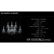 Aplice Cristal Bohemia - Aplica eleganta cu 7 brate cristal Bohemia