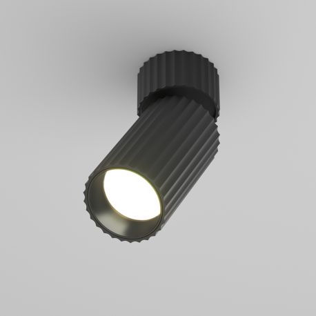 Plafoniere cu spoturi, Spoturi aplicate - Spot aplicat stil minimalist Calipso negru