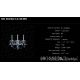 Aplice Cristal Bohemia - Aplica 3 brate cristal Bohemia