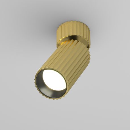 Plafoniere cu spoturi, Spoturi aplicate - Spot aplicat stil minimalist Calipso alama