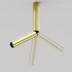 Plafoniere cu spoturi, Spoturi aplicate - Spot LED aplicat stil minimalist Focus T negru/alama