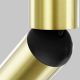 Plafoniere cu spoturi, Spoturi aplicate - Spot LED aplicat stil minimalist Focus T negru/alama