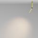 Plafoniere cu spoturi, Spoturi aplicate - Spot LED aplicat stil minimalist Focus T negru/alama