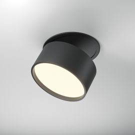 Iluminat pentru baie - Spot LED incastrabil ajustabil IP44 Onda negru