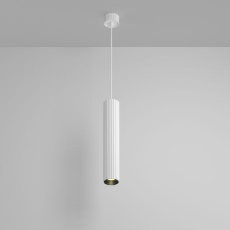 Pendule, Lustre suspendate - Pendul cu Spot GU10 stil minimalist Calipso alb