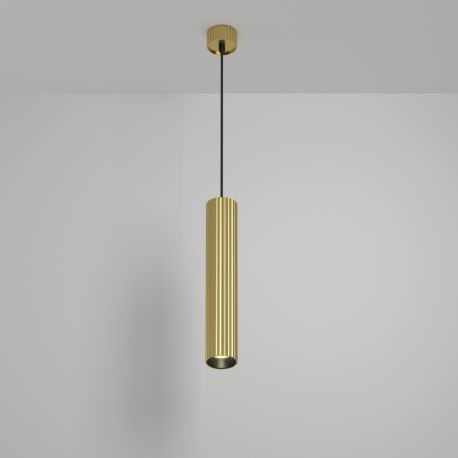 Pendule, Lustre suspendate - Pendul cu Spot GU10 stil minimalist Calipso alama