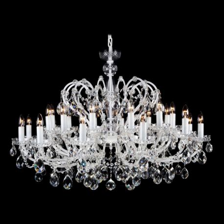 Lustre Cristal Bohemia - Candelabru Maria Theresa cu 24 brate, cristal Bohemia