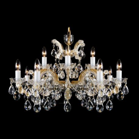 Lustre Cristal Bohemia - Lustra Maria Theresa cu 12 brate, cristal Bohemia
