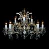 Lustra Maria Theresa cu 9 brate, cristal Bohemia