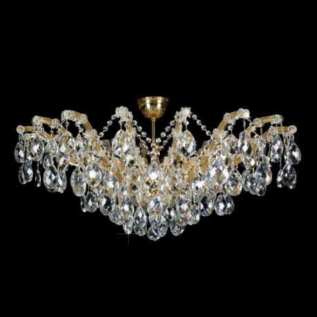 Lustre Cristal Bohemia - Plafoniera Maria Theresa, cristal Bohemia, diametru 110cm